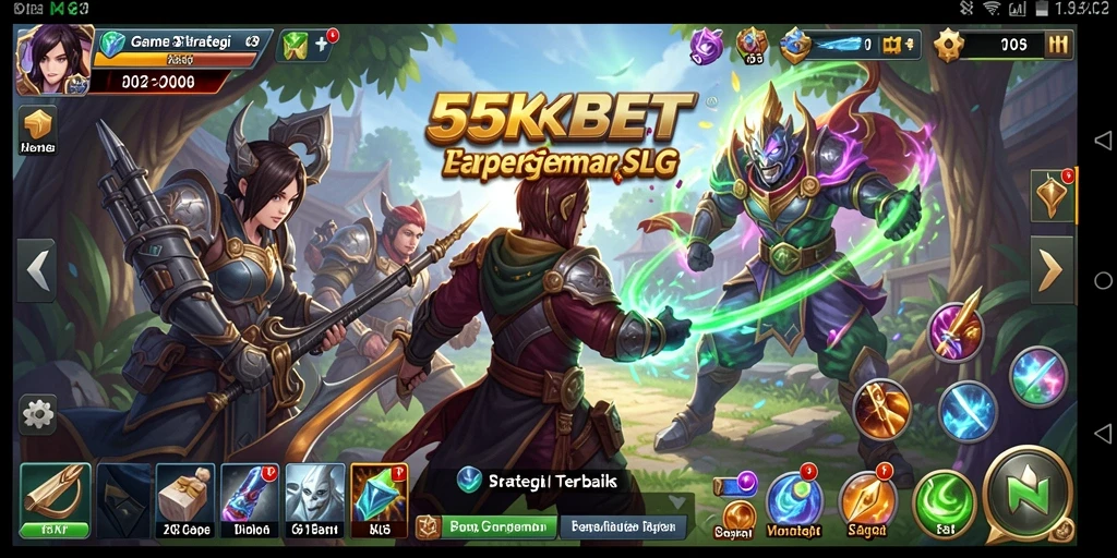 Gameplay menarik dari 55KBET dalam dunia strategi SLG.