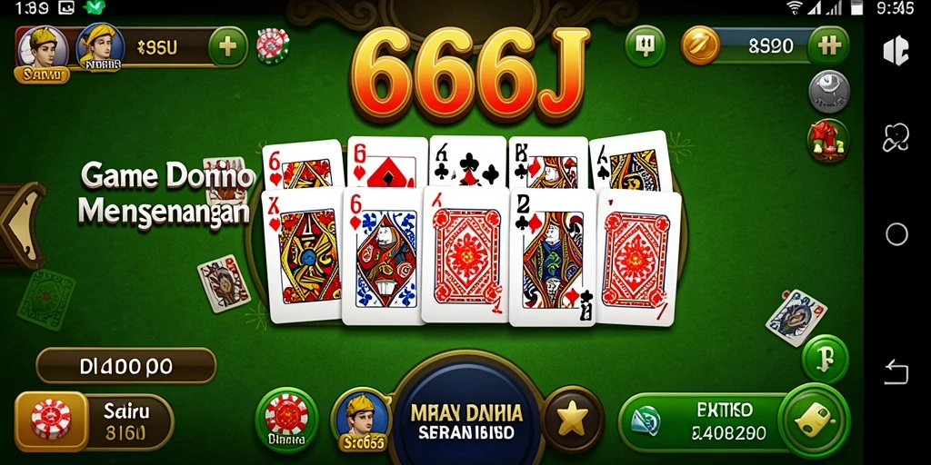 Tampilan gameplay seru dari 666J yang membuat ketagihan.