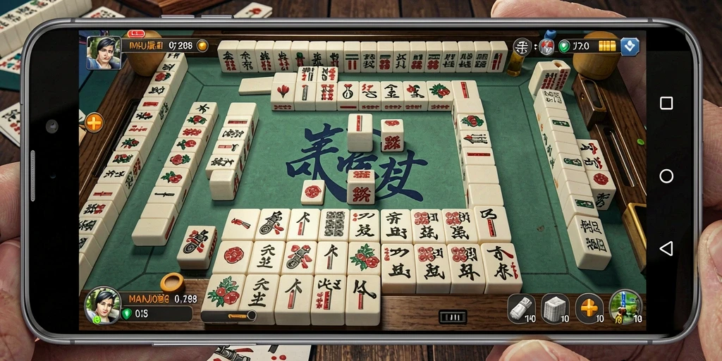 Tampilan gameplay menegangkan dalam game Mahjong API288.