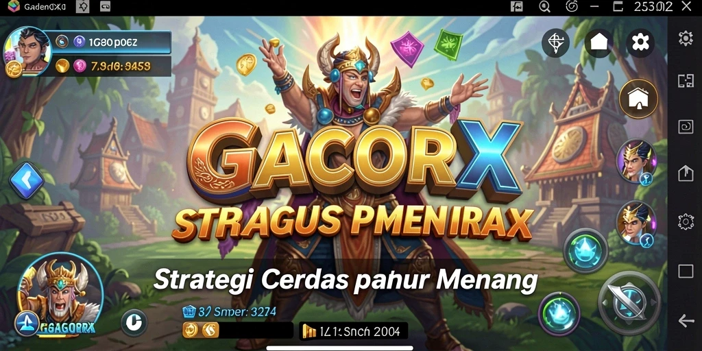 Tampilan gameplay GACORX yang mendebarkan dan strategis.