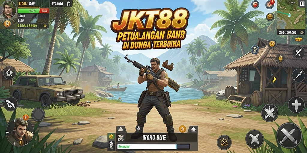 Screenshot gameplay JKT88 menampilkan eksplorasi dunia terbuka yang menakjubkan.